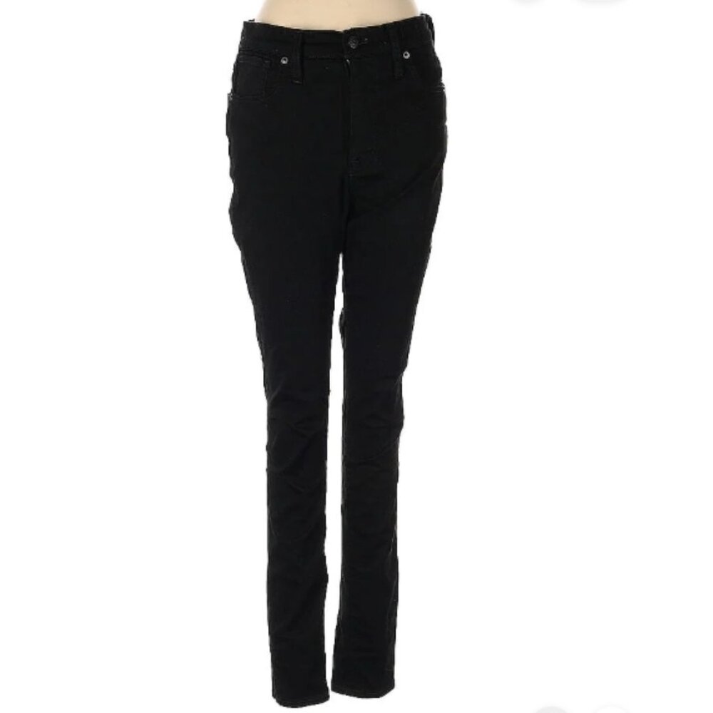 Madewell Size 28 waist black on black high rise Jeans